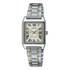 CASIO DRESS Series Stainless Steel StrapSquare Golden Quartz Waterproof 间Gold Analog LTP-V007SG-9B (Classic/Water Proof) Casio Quartz, Golden Quartz, Christmas Wishlist, Water Proof, Silver Gold, Stainless Steel, Water, Silver, Christmas