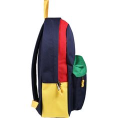 Color: Multicolor Colorblock backpack with adjustable lightly padded shoulder straps, closure with zip, frontal zipped pocket and inside pocket for laptop; it is embellished with iconic Bear embroideried on the frontal pocket. Size 38 x 45 x 11 cm. 100% Cotton. Machine wash at 30°C. Colorblock Backpack, Designer Ralph Lauren, Ralph Lauren Bags, Ralph Lauren Kids, Kenzo Kids, Prada Leather, Boys Accessories, Travel Collection, Stella Mccartney Kids