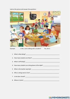 a worksheet for students to learn how to use the english speaking skills in their class