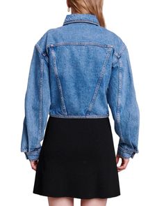 Made from high-quality cotton-blend denim, this jacket features unique laced detailing for a touch of edginess to your look. Stay stylish and comfortable with this must-have statement piece! Point collar Long sleeves with button cuffs Button closures at front Lace-up front details Button flap pockets at chest Unlined Main fabric: 94% cotton/6% lyocell; cord: 100% polyester Hand wash or dry clean Colour may vary due to lighting on images. The product images (without model) are closest to the true Denim Details, Trucker Jacket, Jacket Women, Lace Detail, Lace Front, Denim Jacket, Cotton Blend, Jackets For Women, Nordstrom