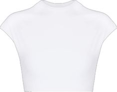 White Cropped T-shirt For Summer In Athleisure Style, White Seamless High Stretch Crop Top, White High Stretch Seamless Crop Top, Sporty High Stretch Crop Top For Summer, White Ribbed Elastane Top, White Elastane Crop Top For Spring, Fitted Ribbed Cropped T-shirt For Summer, High Stretch White Crop Top, Medium Support Cropped Crop Top For Summer