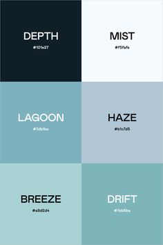 six different font styles for logos