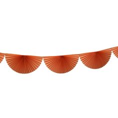 ORANGE BUNTING FAN GARLAND Devra Party Garlands & Banners Bonjour Fete - Party Supplies Diy Candle Light, Fan Garland, Tissue Garland, Nerf Birthday Party, Party Fans, Rainbow Bow, Paper Fan, Bunting Garland, Paper Fans