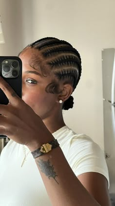 8 Stitch Braids, Cornrows Natural Hair, Cornrows Braids For Black Women, Cute Braided Hairstyles, Braided Cornrow Hairstyles, Cute Box Braids Hairstyles, Quick Braided Hairstyles, Protective Hairstyles Braids, Braids Locs