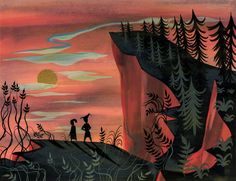 Sunrise, concept art by Mary Blair for Disney's Peter Pan, 1953 Peter Pan Concept Art, Wendy And Peter Pan, Bathroom Stalls, Peter Pan Art, Eyvind Earle, Bg Design