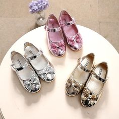 Category:Flats; Upper Materials:Patent Leather; Embellishment:Sequins,Sequin,Bowknot; Season:Fall,Summer,Spring; Gender:Girls'; Activity:Dancing,Walking Shoes; Toe Shape:Closed Toe,Round Toe; Style:Daily,School Shoes,Princess Shoes,Flower Girl Shoes,Lolita,Glitters,Dress Shoes,Mary Jane,Heel; Heel Height(inch):<1; Occasion:Theme Party,Daily,Party,Wedding,Evening Party,School,Prom; Age Group:Big Kids(7years ),Little Kids(4-7ys); Closure Type:Magic Tape; Function:Cosplay; Pattern:Solid Color; List Girls Wedding Shoes, Leather Cosplay, Baby Dance, School Wedding, Flower Girl Shoes, Dancing Baby, Girls Flats, Camo Girl, Shoes Heel