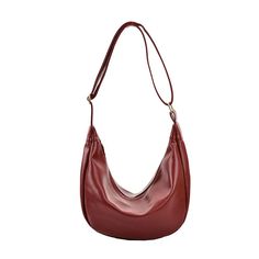 SPECIFICATIONSBrand Name: NoEnName_NullHandbags Type: Shoulder BagsMain Material: PULining Material: POLYESTERShape: Half MoonPlace Of Origin: HE BEI ProvincePlace Of Origin: HE BEI ?ProvinceOrigin: Mainland ChinaCN: HebeiHardness: SOFTPattern Type: SolidInterior: Cell Phone PocketDecoration: noneExterior: noneOccasion: VersatileClosure Type: zipperGender: WOMENStyle: CasualModel Number: ANumber of Handles/Straps: Single Burgundy Handheld Shoulder Bag With Large Capacity, Burgundy Shoulder Bag With Large Capacity For Daily Use, Daily Use Large Capacity Burgundy Shoulder Bag, Casual Burgundy Rectangular Shoulder Bag, Large Capacity Burgundy Satchel Shoulder Bag, Burgundy Large Capacity Satchel Shoulder Bag, Burgundy Handheld Bag With Large Capacity, Large Capacity Burgundy Bag For Errands, Casual Burgundy Bag For Errands