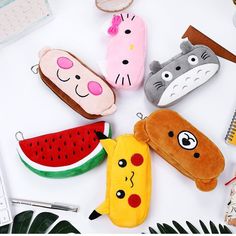 Kawaii Plush Pencil Case - Kuru Store #pencilcase #jualperalatansekolah #jualtempatpensil #stationery #bajuraya #unicorn #totebag #smiggleori #smigglemurah #posmiggle #hellokitty #kidsstuff #smiggleindonesia #jualsmiggle #tempatpensil #smiggle #stationary #smigglebag #pouch #convogift #hadiahharilahir #smigglejakarta #smiggleindo #readystocksmiggle #bagsmiggle #smigglereadystock #smiggler #smigglesing #tasanakmurah #kawaii Cute Pencil Case With Cute Design For School, Cute Kawaii Pencil Case For School, Kawaii Multicolor Pencil Case For School, Kawaii Multicolor Pencil Shaped Pencil Case, Multicolor Portable Kawaii Pencil Case, Cute Pencil Case For School, Smiggle Stationary, Cute Cartoon Anime, Cute Pencil Case