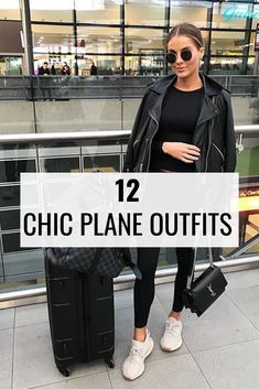 Money Airplane, Cute Airplane Outfit, Plane Ride Outfit, Leggings Travel Outfit, Airplane Outfit