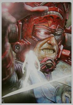 Galactus & Silver Surfer Galactus Marvel, Silver Surfer Comic, The Silver Surfer, Marvel Fanart, Marvel Artwork, Arte Dc Comics, Marvel Villains, Marvel Comic Universe