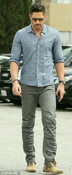 nice style for men John Schneider, Outfit Essentials, Look Jean, Joe Manganiello, Mens Fashion Smart, Mens Fashion Rugged, Outfit Jeans, Sharp Dressed Man