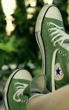 Mean Green, Simple Green, Green Aesthetic, Moss Green, Converse All Star, Chuck Taylor Sneakers, Converse Shoes