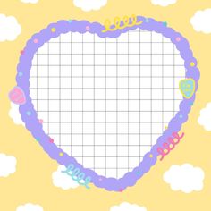 a heart shaped frame with the word love written in it