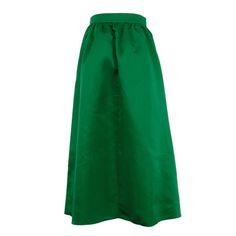 Our Green Satin High Waisted Skirt is the perfect blend of simplicity and elegance. Made from thick, structured fabric in a stunning emerald green, it’s a versatile piece that can be dressed up or down for any occasion. Elevate your wardrobe with this timeless must-have! Green Lined Midi Pleated Skirt, Green Midi Pleated Skirt For Party, Green Long Pleated Skirt, Chic Green Full Skirt, Elegant Green Pleated Skirt, Green Flared Maxi Skirt Lined, Green Flared Maxi Skirt With Lining, Elegant Green Pleated Lined Skirt, Elegant Green Lined Pleated Skirt