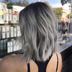 Pretty Gray Hair, Organic Hair Dye, Stylish Hair Colors, High Fashion Hair, Silver Blonde Hair, Brown Ombre Hair, Cute Hair Colors, Hair Instagram