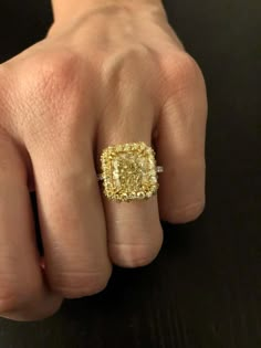 For Sale on 1stDibs - Supreme GIA certified 3.78 carat natural Fancy Light Yellow diamond radiant cut ring. This exceptional 3.78 carat diamond is surrounded by a total of 0.88 Radiant Cut Ring, Ring Upgrade, Fancy Diamond Ring, Fancy Light