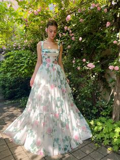 Rose Whispers Belle Gown | Teuta Matoshi Teuta Matoshi Dresses, Matoshi Dress, Belle Gown, Teuta Matoshi, Rose Gown, Hot Prom Dress, Floral Gown, Stunning Gowns, Black Prom Dresses