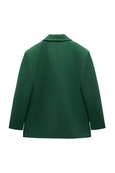 Goodnight Macaroon 'Jessie' Long-Sleeved Collared Blazer Jacket (6 Colors) Long Sleeves Collared Loose Fit Measurements: XS - Chest 98cm, Length 74cm, Sleeve 58cm S - Chest 102cm, Length 75cm, Sleeve 59cm M - Chest 106cm, Length 76cm, Sleeve 60cm L - Chest 110cm, Length 77cm, Sleeve 61cm Machine cold and gentle cycle or hand wash cold Lay flat to dry / do not tumble dry Iron on a low heat setting If you are unsure or need assistance selecting the proper size or color, please contact our Customer Services team and they'll be more than happy to help. Trendy Green Winter Blazer, Casual Green Outerwear With Suit Collar, Casual Tailored Green Outerwear, Fall Green Blazer With Suit Collar, Green Winter Blazer For Work, Green Winter Workwear Blazer, Classic Green Long Sleeve Outerwear, Oversized Denim Jacket, Black Khakis