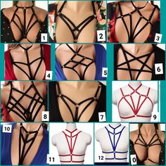 Nwot Very Elastic Sexy Strappy Cage Bra. It Can Be Worn In Different Styles Of Your Choice. It Has Adjustable Straps To Fit To Your Size One Size Fit S M L Xl Bundle To Save. Thanks