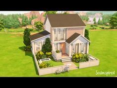 Modern Home Sims 4, Sims 2 House, Sims Mobile, Beautiful Modern Homes, Die Sims 4