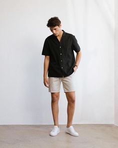 Minimalist Fashion Men, Mens Shorts Outfits, Look Jean, Mens Summer Outfits, Mens Casual Outfits Summer, Stylish Men Casual, Mens Casual Dress Outfits, Men Stylish Dress, Guys Clothing Styles