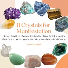 Crystal Combos, Spiritual Mind, Affirmation Station, Manifesting Success, Manifestation Success, Manifesting Prosperity, Money Abundance, Rock Aesthetic