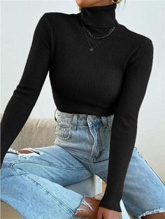 ⚡Buy 2023 Turtleneck Ribbed Knit Sweater Beige S under $14.00 in Sweaters at AnotherChill.com Online. Style: Casual. Pattern Type: Plain. Details: Rib-Knit. Type: Basic Tops. Neckline: High Neck. Sleeve Length: Long Sleeve. Sleeve Type: Regular Sleeve. Length: Regular. Fit Type: Slim Fit. Fabric: High Stretch. Material: Fabric. Composition: 50% Polyester, 27% Viscose, 23% Nylon. Care Instructions: Hand wash or professional dry clean. ✓2023 S/S OUTFITS. Check reviews and buy Turtleneck Ribbed Kni Bodycon Floral Dress, Y2k Clothing, Style Noir, Sweaters Online, Ribbed Knit Sweater, Crop Top Blouse, Inspiration Mode, Basic Tops, Sweater Sleeves