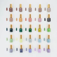 For the serious Aprés artist, the 200 Gel Couleur set is the ultimate collection. With a wide range of vivid shades, Gel Couleur provides 200 different ways to create flawless one-color services and pigmented nail art designs. This is the collection for the nail artist who wants range and versatility within their color arsenal without ever sacrificing in quality! Our pure gel formula creates a gel that’s both smooth enough for one color and opaque enough for nail art. And with Gel Couleur’s pure Nail Polish Bundle, Acrylic Liquid, Japanese Nail Art, Liquid Nails, Lines On Nails, Gel Extensions, Gel Nail Colors, Gel Art, Japanese Nails