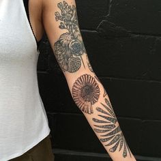 a person with a tattoo on their arm