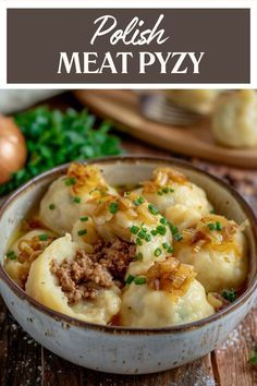 polish meat pyzy is an easy and delicious dish that's ready to be eaten