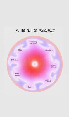 a poster with the words a life full of dreaming on it's center circle