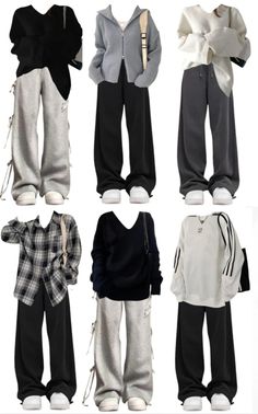 Baggy Fits Aesthetic Street Styles, Pants Baggy Outfit, Baggy Outfits Aesthetic, Baggy Fits Aesthetic, Casual Baggy Outfits, Baggy Style Aesthetic, Y2k Outfit Inspirations, Acubi Style Outfits, Baggy Clothes Style