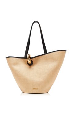 Jacquemus Leather-Trimmed Canvas Tote Casa Malaparte, Chanel Winter, Jimmy Choo Ballet Flats, Simon Porte Jacquemus, Skirt Shapewear, Olympia Le Tan, Golden Ring, Fall 24, Blair Waldorf