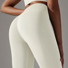 Designed with practicality in mind, our Ivory Effortless Leggings feature a wide waistband that gently hugs your curves, offering support and a flattering silhouette. Say goodbye to slipping and sliding – these leggings stay in place no matter the activity, allowing you to focus on what matters most.✔️Super soft & lightweight seamless fabric that feels like a second skin✔️Waist hugging tiered waistband to flatter your curves & prevent gaping✔️High-stretch fabric✔️High waisted✔️Seamless Shaping Tights, Beige Leggings, Tank Top Bras, Yoga Activewear, Compression Leggings, Active Leggings, Active Wear Leggings, Sports Leggings, White Style