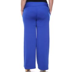 Amp up your wardrobe with these popular wide-legged palazzo pants in exciting fashion prints. Youll feel comfortable and relaxed, yet well-dressed for any occasion. Wide Leg Palazzo Pants, White Mark, Palazzo Pants, Well Dressed, Fashion Prints, Royal Blue, Wide Leg, Drive, Plus Size