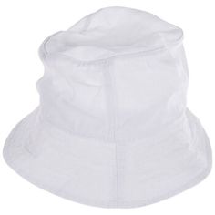 Keep it fresh and clean with this White Bucket Hat protecting your dome! This adult-sized fabric hat features a solid white color and a classic bucket construction, complete with a brim you can flip. Use it to protect your head while you're out on the water! You can wear it as-is, or customize it with embroidery and appliques. Details: 	 Size: One Size Fits Most 	 Shell Content: 100% Cotton 	 Lining Content: 100% Polyester 	 Care: Hand Wash, Cold, With Like Colors; Do Not Bleach; Lay Flat To Dry Solid Color Flat Brim Bucket Hat, Packable White Wide Brim Sun Hat, Adjustable White Packable Hat, White Adjustable Packable Hat, Solid Color Visor Bucket Hat With Upf 50+, White Packable Sun Hat For Spring, Adjustable White Cotton Bucket Hat, White Packable Wide Brim Hat, White Cotton Bucket Hat One Size