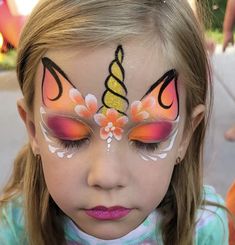 Fast Face Paint, Mermaid Face Paint, Face Painting Unicorn, Easy Face Painting Designs, Princess Face Painting, Girl Face Painting, Face Painting Tutorials