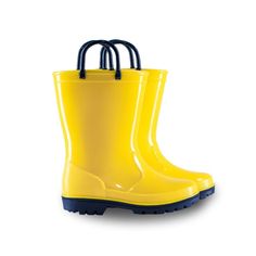 PRICES MAY VARY. 💦100% WATERPROOF: Our kids rain boots are totally waterproof that made with durable, flexible synthetic material with shiny glitter on upper, which are certified as free of harmful chemicals. 💦EASY TO PUT ON AND TAKE OFF: The solid color rainboots are specially designed with reinforced handles to make it easier for kids to put on the boots by themselves, enhancing their independence. 💦SOLID COLOR DESIGN: These toddler rain boots come in a colorful and bright solid color desig Kids Waterproof Boots, Toddler Rain Boots, Girls Rain Boots, Kids Rain Boots, Kids Rain, Wet Floor, Rain Shoes, Kids Luggage, Toddler Kids