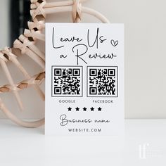 Leave A Review Request Sign Canva Template | Blair - Trendy Fox Studio Review Request, Vendor Fair, Company Ideas, Leave Us A Review, Leave A Review, Booth Displays, Craft Booth Displays, Google Review, Window Signs