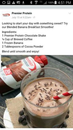 an image of a drink with chocolate in it