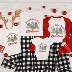 Celebrate the holiday season in style with our Matching Family Christmas Shirts. These Custom Family Shirts make the perfect choice for your family photoshoot, and they're a thoughtful Personalized Christmas Gift that will bring festive joy to your loved ones. Get ready to spread the holiday cheer with these Christmas Gifts everyone will adore️🎅 PLEASE NOTE: Colors may seem different on the computer screen, or in the lighting in which the picture was taken. The way that we print our shirts is D Christmas Shirt Ideas Vinyl Family, Family Christmas Sweatshirts, Cheap Family Matching Holiday T-shirts, Family Matching Christmas T-shirt, Cheap Christmas Family T-shirt, Holiday Family Matching Graphic T-shirt, Christmas Shirts Family, Matching Family Christmas Shirts, Family Matching Christmas T-shirt With Graphic Print