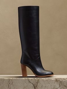 Lorca Leather Boot | Banana Republic High Arches, Scholarship Essay, Fall 23, Thigh Boots, Sharper Image, Thigh Boot, Everyday Shoes, Beautiful Boots, Pretty Clothes