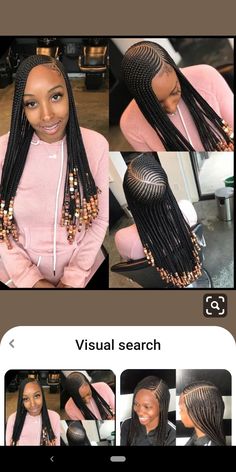 Row Back Hairstyles For Black Women, Braided Hairstyles Lemonade Braids, Hairstyles Lemonade Braids, Two Layer Feed In Braids, Braided Mohawk Black Hair, Braided Mohawk, Black Kids Braids Hairstyles