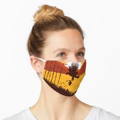 " animal silhouette pattern , Animals in wild nature" Mask by N-adia | Redbubble Nature Mask, Mask Crochet, Steve Job, N95 Mask, Trendy Face Masks, Cute Face Mask, Face Mask Black, Making Faces, Animal Silhouette