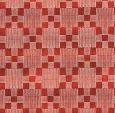 a red and white checkered pattern on fabric