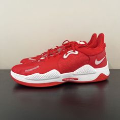 ad eBay - Find many great new & used options and get the best deals for Men’s Size 16 Nike PG 5 TB University Red Basketball Shoes DM5045-603 NEW at the best online prices at eBay! Free shipping for many products! Red Basketball Shoes, Athletic Models, Football Pants, University Style, Salute To Service, Nike Vapor, Detroit Lions, Basketball Shoes, Size 16