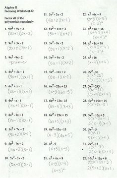 the worksheet for factoring and dividing numbers is shown in white paper with black writing