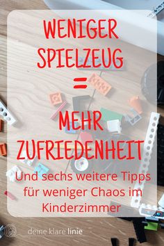 a wooden table topped with legos on top of it's side and the words weiiger spielzeug