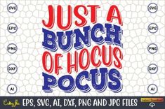 just a bunch of hoccus focus svg files