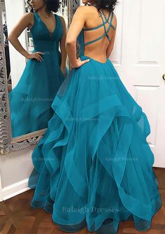 Silhouette: A-line,PrincessNeckline: V NeckSleeve: SleevelessWrap: NoBack Style: Crossed StrapsEmbellishment: PleatedFabric: TulleLength: Long/Floor-LengthFully Lined: YesBuilt-In Bra: YesBoning: Yes Layered Prom Dress, Sweep Train Prom Dress, Navy Prom Dresses, Dark Red Dresses, Pleated Gown, Red Dresses Classy, Floor Length Prom Dresses, Corset Dress Prom, Mermaid Bridesmaid Dresses